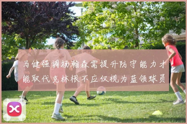 马健强调杨瀚森需提升防守能力才能取代克林根不应仅视为蓝领球员